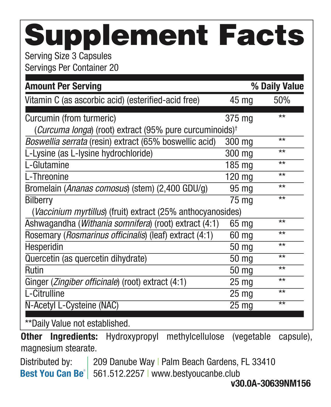 Best You Can Be™ Muscle/Joint/Tissue Support (Pack of 2).
