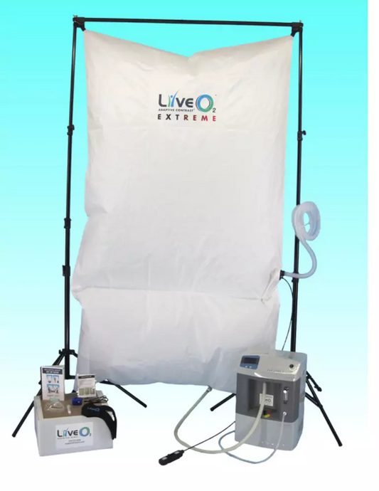 LiveO2 Adaptive Contrast System with Extra Large High Altitude Chamber (Bike Not Included).